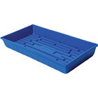 Polypro Endurance Deep Tray (No Holes), Blue &ndash; 4 Count Support Trays
