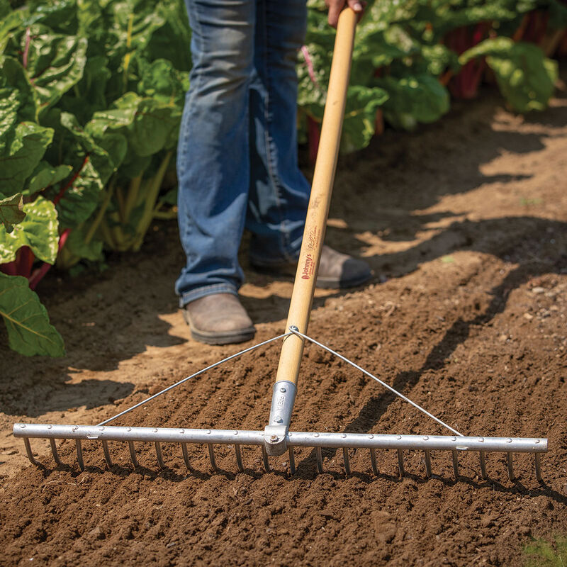 Bed Preparation Rake &ndash; 4" Tine Bed Preparation Tools