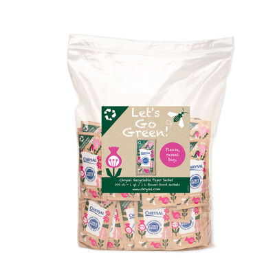 Chrysal Universal Paper Sachet &ndash; 100 Count Flower Post-Harvest