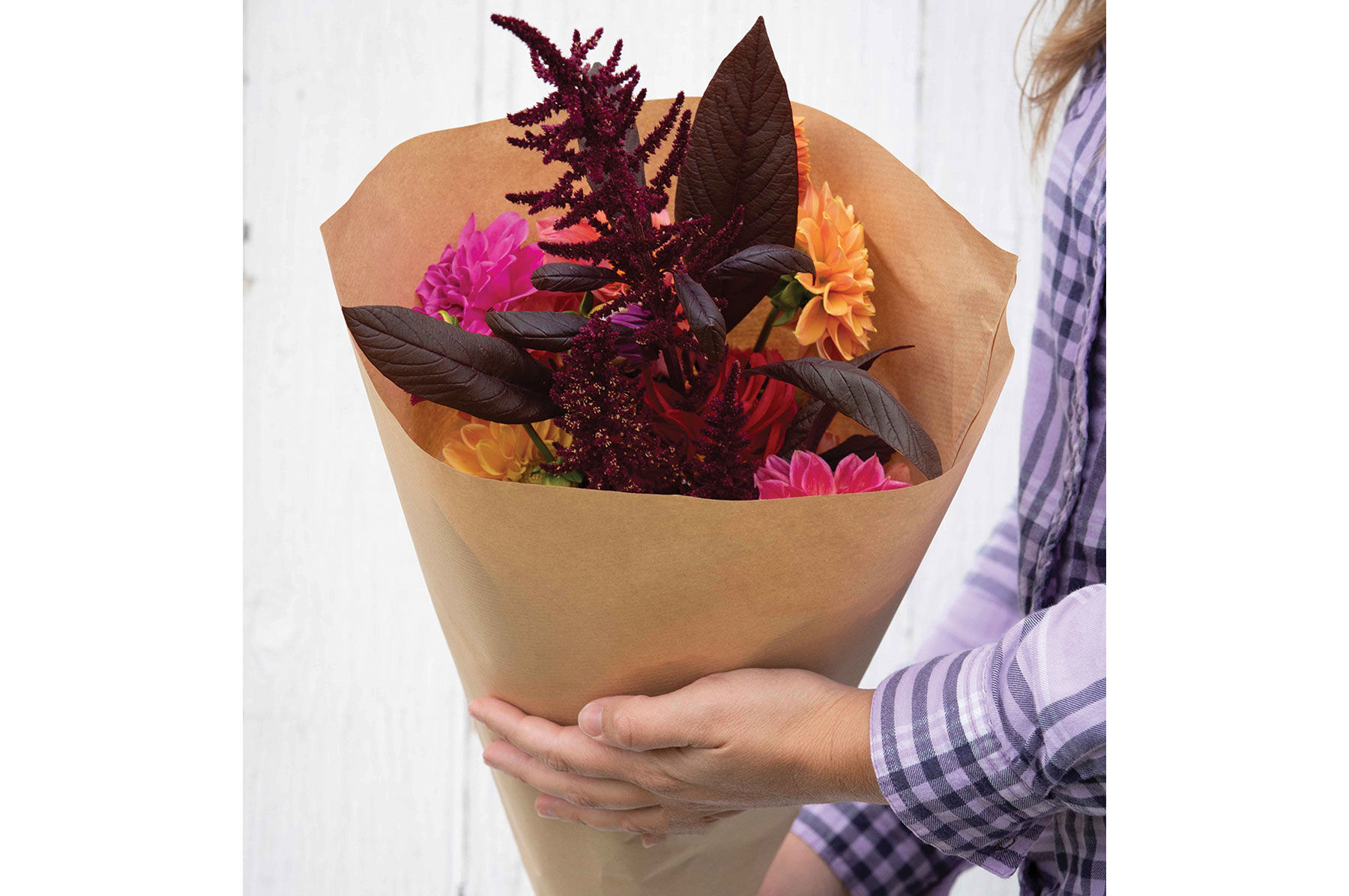 Kraft Paper Cut-Flower Sleeves &ndash; XL, 100 Count Flower Post-Harvest