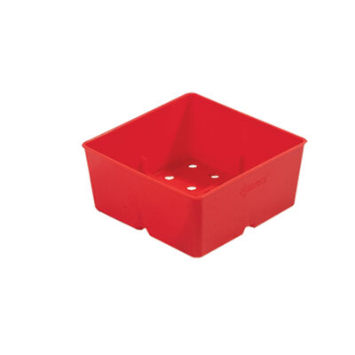 Polypro 5x5 Insert Pots &ndash; Red, 24 Count Plastic Pots