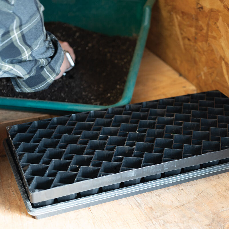 Johnny's 72-Cell Air-Pruning Tray &ndash; 4 Count Cell Flats