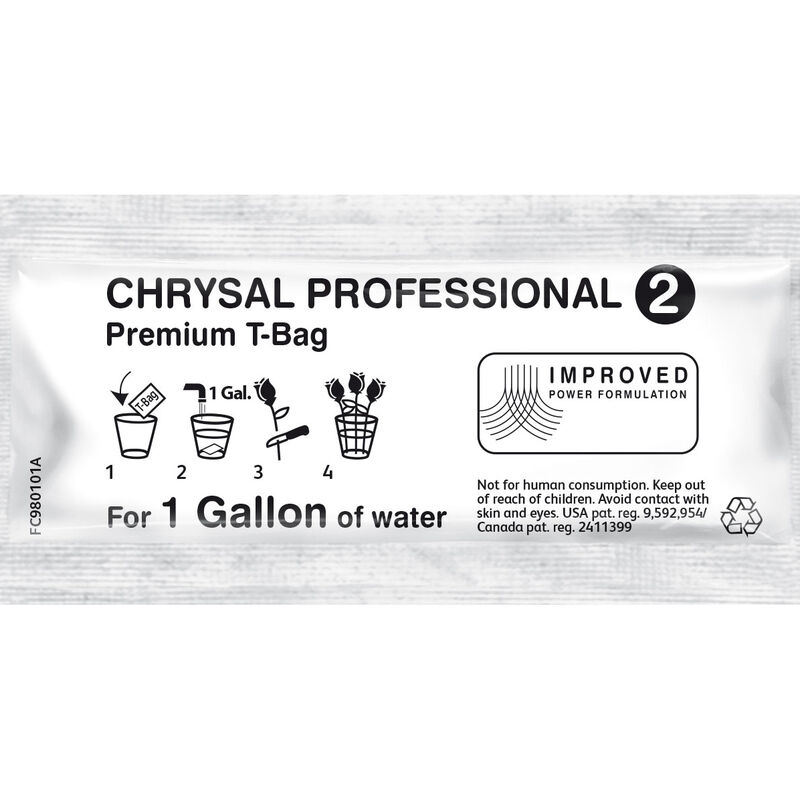 Chrysal Professional 2 Transport & Display T-Bags &ndash; 50 Count Flower Post-Harvest